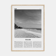 Tulum Travel B&W No 1 Poster