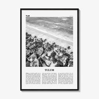 Tulum Print Black and White No 2, Tulum Wall Art, Tulum Poster, Tulum Photo, Tulum Wall Decor, City Art Print, Mexico Print