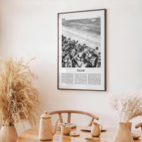 Tulum Print Black and White No 2, Tulum Wall Art, Tulum Poster, Tulum Photo, Tulum Wall Decor, City Art Print, Mexico Print