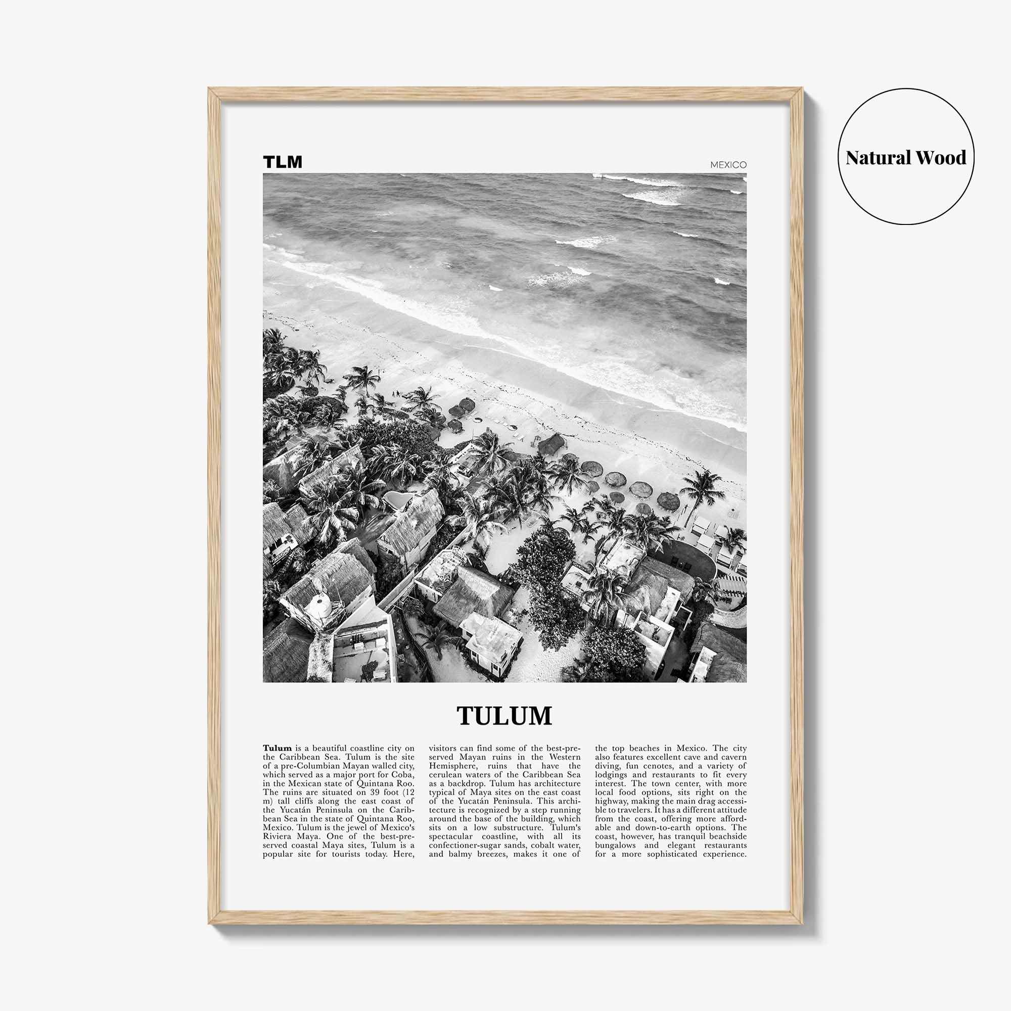 Tulum Print Black and White No 2, Tulum Wall Art, Tulum Poster, Tulum Photo, Tulum Wall Decor, City Art Print, Mexico Print