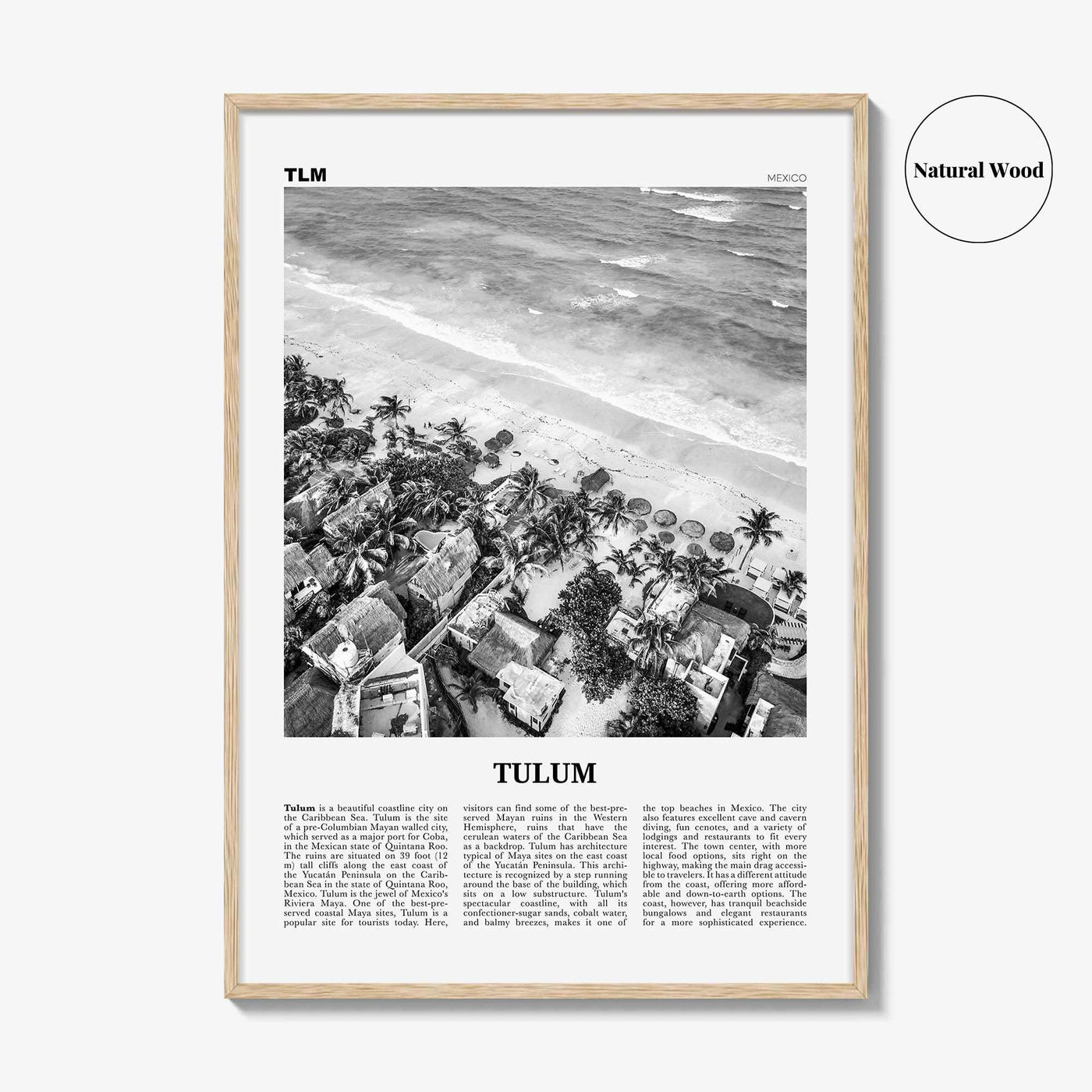 Tulum Print Black and White No 2, Tulum Wall Art, Tulum Poster, Tulum Photo, Tulum Wall Decor, City Art Print, Mexico Print