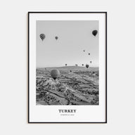 Turkey Portrait B&W Poster