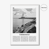 Turkmenistan Print Black and White, Turkmenistan Wall Art, Turkmenistan Poster, Turkmenistan Photo, Türkmenistan, Turkmenia, Ashgabat, Asia