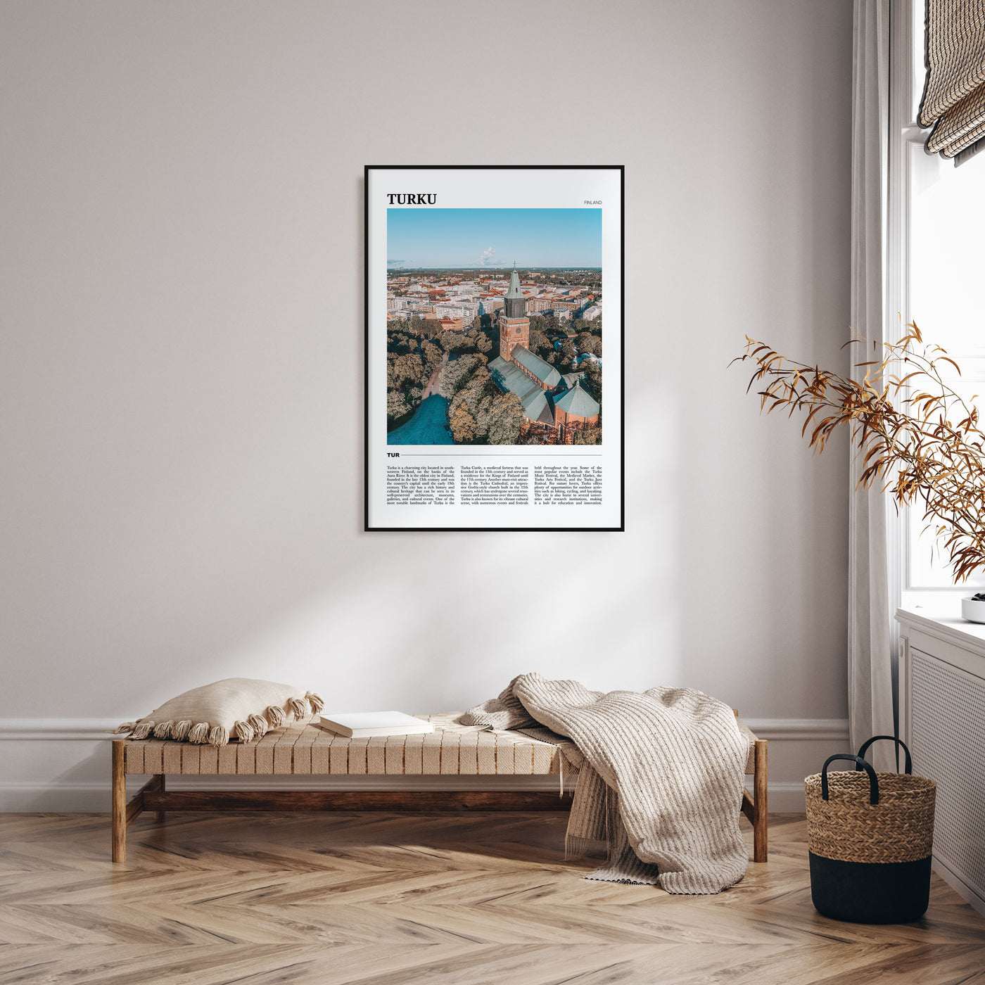 Turku Travel Color Poster