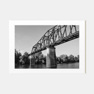 Tuscaloosa Landscape B&W Poster