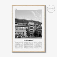 Tuscaloosa Print Black and White No 2, Tuscaloosa Wall Art, Tuscaloosa Poster, Tuscaloosa Photo, Tuscaloosa Wall Décor, Tuscaloosa, US