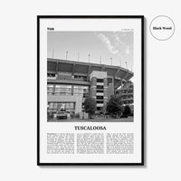 Tuscaloosa Print Black and White No 2, Tuscaloosa Wall Art, Tuscaloosa Poster, Tuscaloosa Photo, Tuscaloosa Wall Décor, Tuscaloosa, US