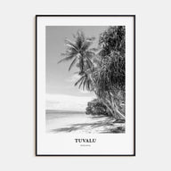 Tuvalu Portrait B&W Poster