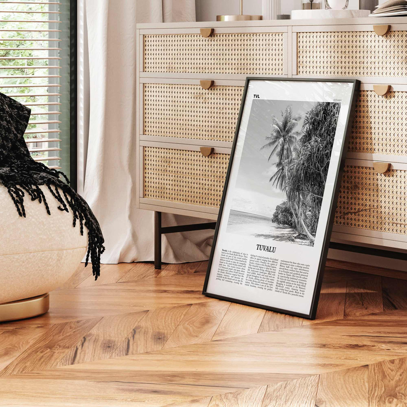 Tuvalu Print Black and White, Tuvalu Wall Art, Tuvalu Poster, Tuvalu Photo, Tuvalu Wall Décor, Tuvalu Map, Oceania