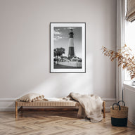 Tybee Island Photo B&W Poster
