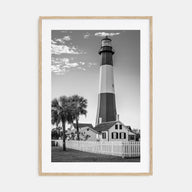Tybee Island Photo B&W Poster