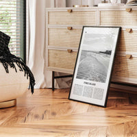 Tybee Island Print Black and White, Tybee Island Wall Art, Tybee Island Poster, Tybee Island Photo, Tybee Island Wall Décor, Georgia, USA