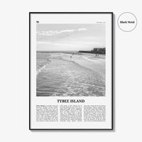 Tybee Island Print Black and White, Tybee Island Wall Art, Tybee Island Poster, Tybee Island Photo, Tybee Island Wall Décor, Georgia, USA