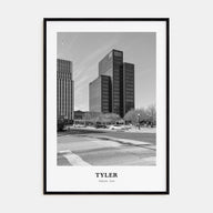 Tyler Portrait B&W Poster