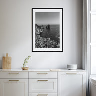Tyrrhenian Sea Photo B&W No 2 Poster