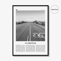 US Route 66 Print Black and White, Us Route 66 Wall Art, Us Route 66 Poster, Us Route 66 Photo, Us Route 66 Wall Décor, Us Route 66 Map