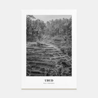 Ubud Portrait B&W Poster
