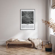 Ubud Travel B&W Poster