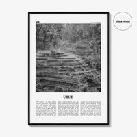 Ubud Print Black and White, Ubud Wall Art, Ubud Poster, Ubud Photo, Ubud Wall Décor, Ubud Map, Bali, Indonesia