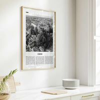 Udine Print Black and White, Udine Wall Art, Udine Poster, Udine Photo, Udine Wall Décor, Udine Map, Italy