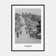Uganda Portrait B&W Poster
