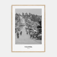 Uganda Portrait B&W Poster