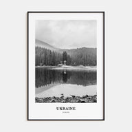 Ukraine Portrait B&W No 2 Poster