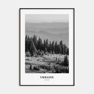 Ukraine Portrait B&W No 3 Poster