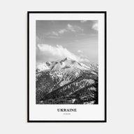 Ukraine Portrait B&W No 4 Poster