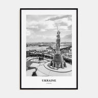 Ukraine Portrait B&W No 5 Poster
