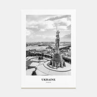 Ukraine Portrait B&W No 5 Poster
