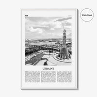 Ukraine Print Black and White No 1, Ukraine Wall Art, Ukraine Poster, Ukraine Photo, Ukraine Wall Decor, Country Print, Україн, Ukrayina