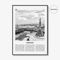 Ukraine Print Black and White No 1, Ukraine Wall Art, Ukraine Poster, Ukraine Photo, Ukraine Wall Decor, Country Print, Україн, Ukrayina