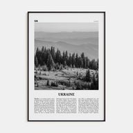 Ukraine Travel B&W No 2 Poster