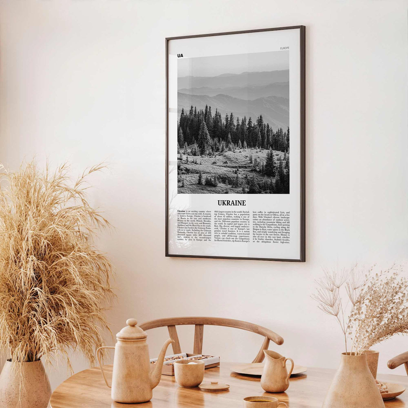 Ukraine Print Black and White No 2, Ukraine Wall Art, Ukraine Poster, Ukraine Photo, Ukraine Wall Decor, Україн, Ukrayina