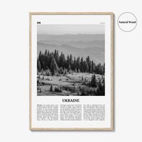 Ukraine Print Black and White No 2, Ukraine Wall Art, Ukraine Poster, Ukraine Photo, Ukraine Wall Decor, Україн, Ukrayina