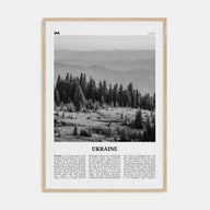 Ukraine Travel B&W No 2 Poster