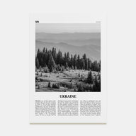 Ukraine Travel B&W No 2 Poster