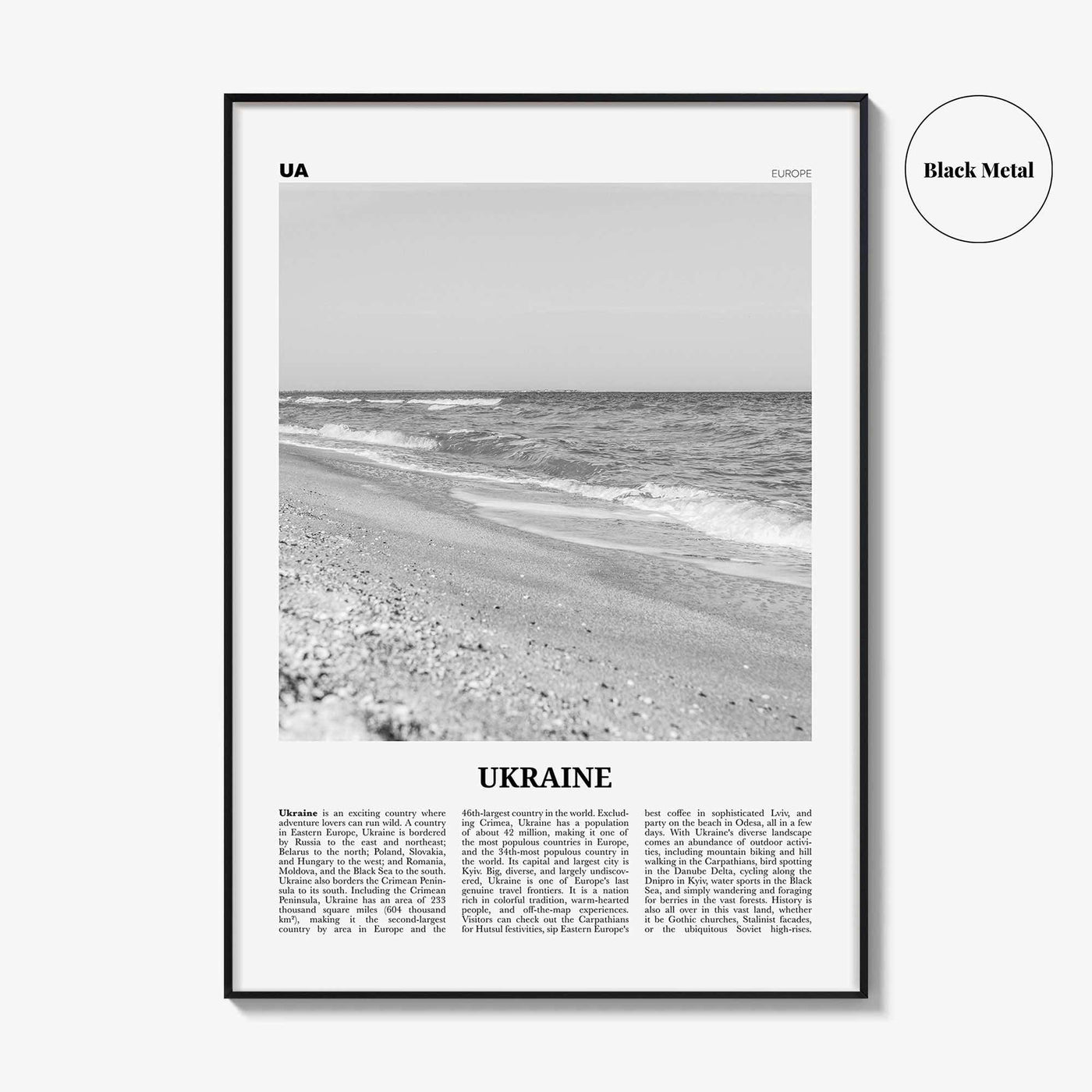 Ukraine Print Black and White No 3, Ukraine Wall Art, Ukraine Poster, Ukraine Photo, Ukraine Wall Decor, Country Print, Україн, Ukrayina