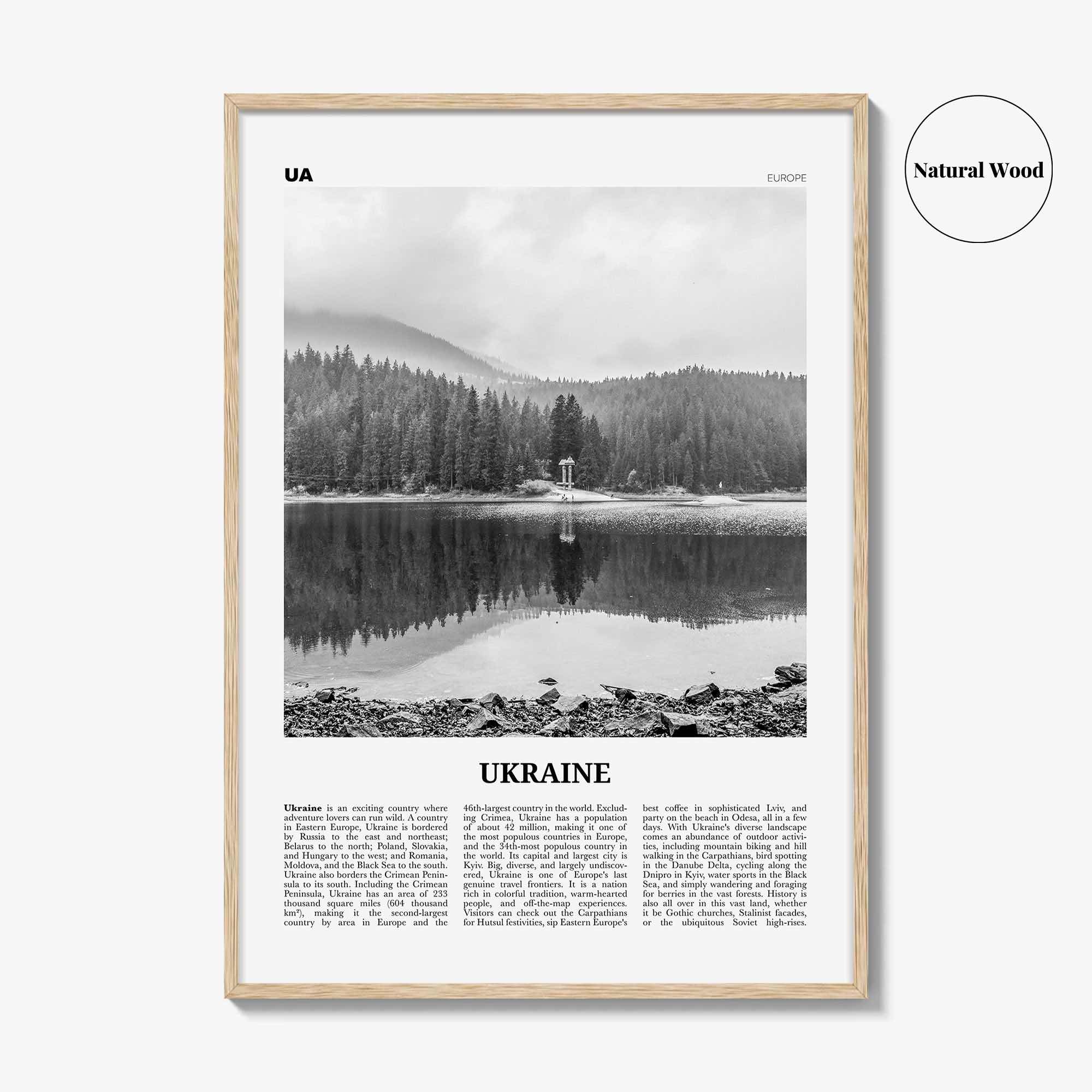 Ukraine Print Black and White No 4, Ukraine Wall Art, Ukraine Poster, Ukraine Photo, Ukraine Wall Decor, Country Print, Україн, Ukrayina