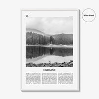 Ukraine Print Black and White No 4, Ukraine Wall Art, Ukraine Poster, Ukraine Photo, Ukraine Wall Decor, Country Print, Україн, Ukrayina
