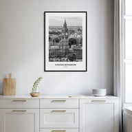 United Kingdom Portrait B&W No 1 Poster
