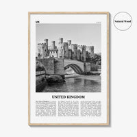 United Kingdom Print Black and White No 2, United Kingdom Wall Art, United Kingdom Poster, UK, Great Britain, England, Ireland, Scotland