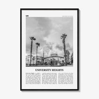 University Heights Print Black and White, University Heights Wall Art, University Heights, University Heights Photo, San Diego, California