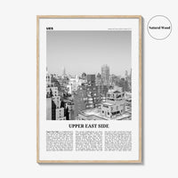 Upper East Side Print Black and White, Upper East Side Wall Art, Upper East Side Poster, Upper East Side Photo, Upper East Side, New York
