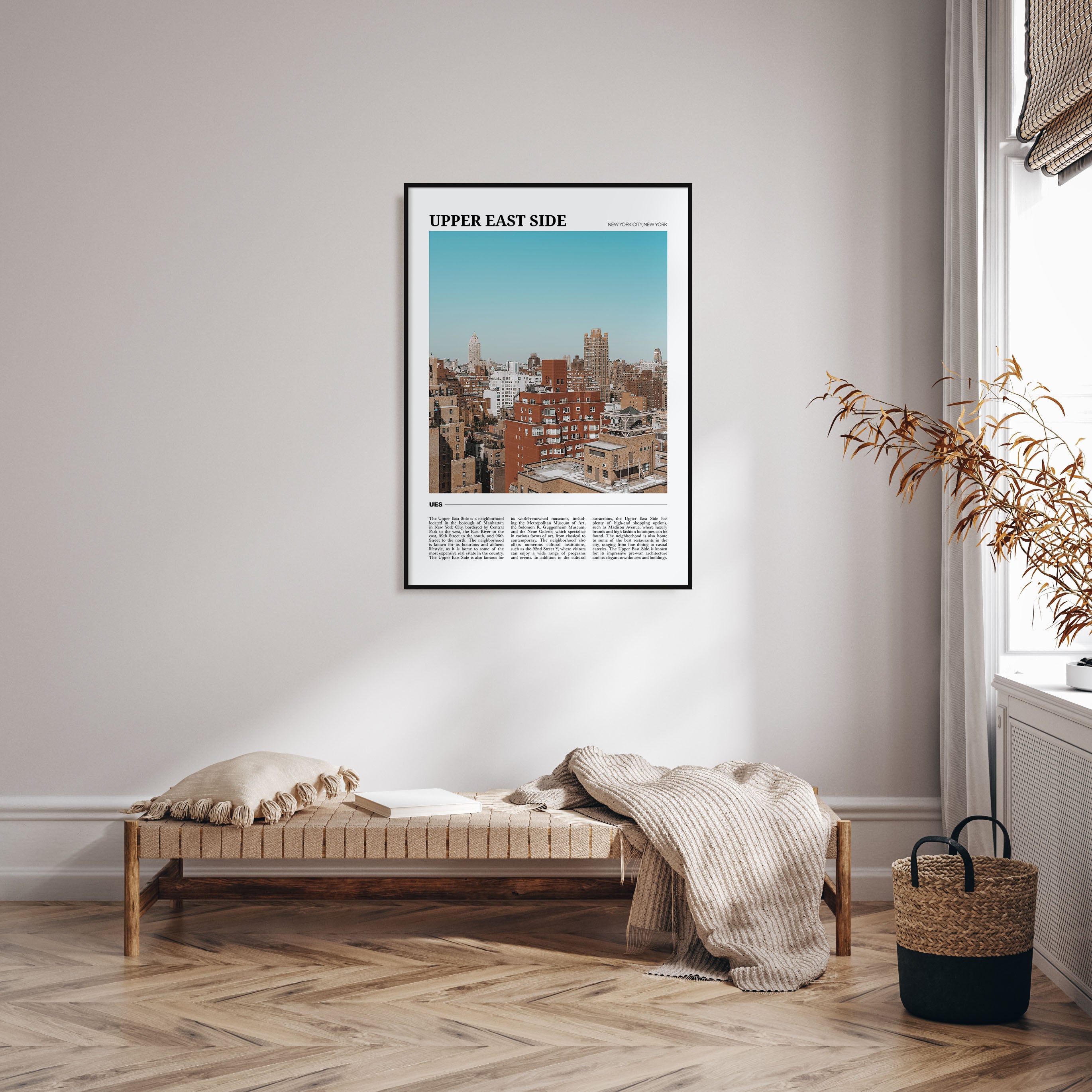Upper East Side Travel Color Poster