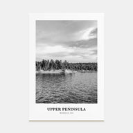 Upper Peninsula Portrait B&W Poster