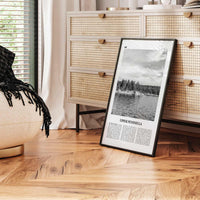 Upper Peninsula Print Black and White, Upper Peninsula Wall Art, Upper Peninsula Poster, Upper Peninsula Photo, Upper Peninsula Map Michigan