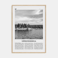 Upper Peninsula Travel B&W Poster