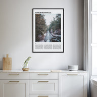 Upper Peninsula Travel Color Poster